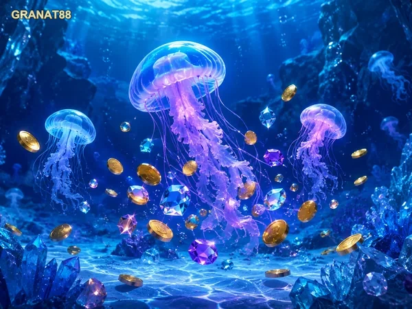 Fitur permainan bertema laut di Cat Fishing